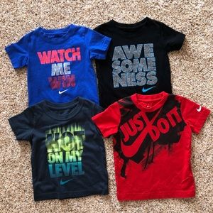 Nike shirts - bundle of 4